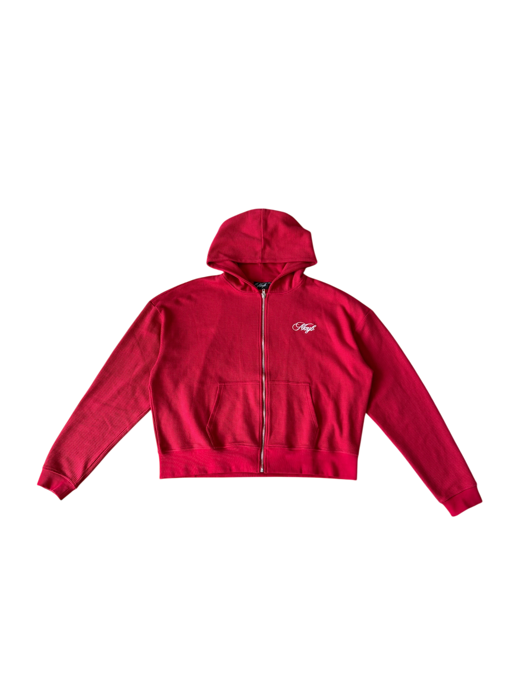 Crimson Zip Up
